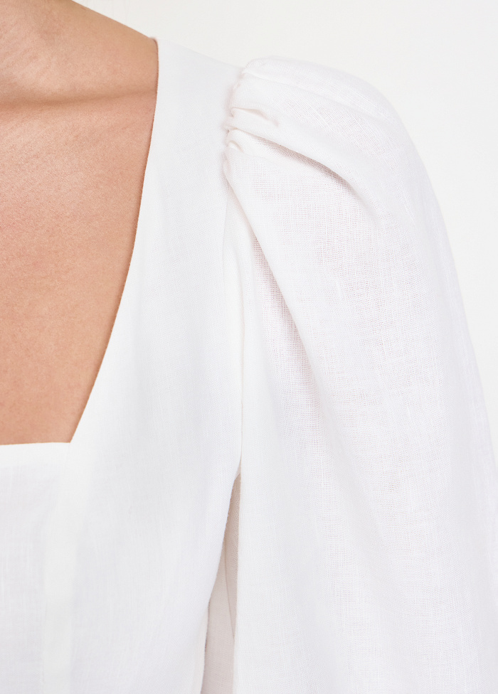 картинка Платье из хлопка и льна от бренда Оксаны Лаврентьевой OLOLOL