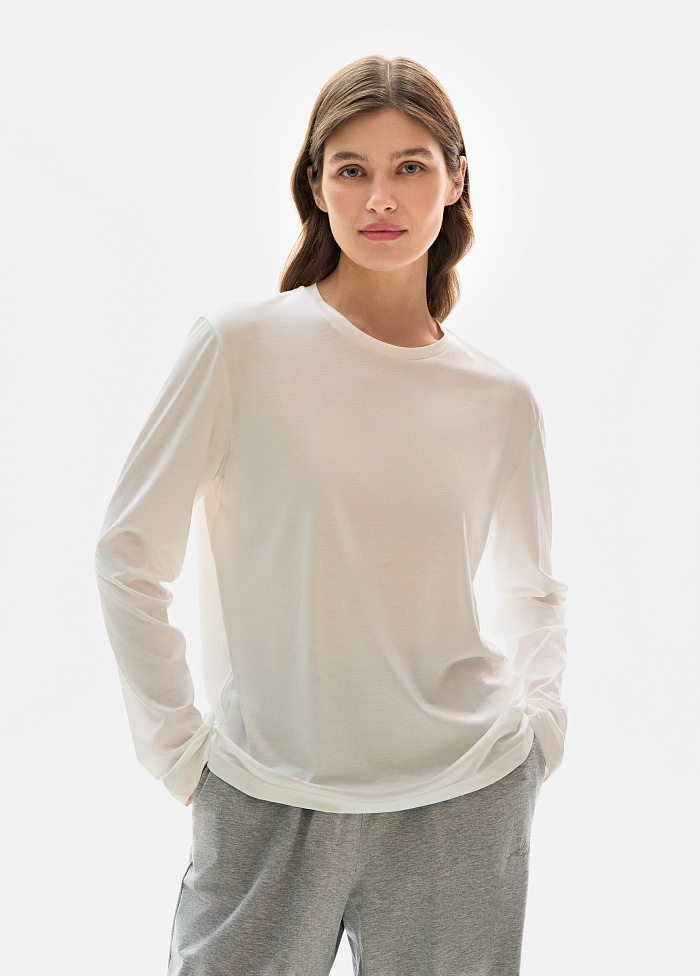 картинка Лонгслив из лиоцелла от бренда Оксаны Лаврентьевой OLOLOL