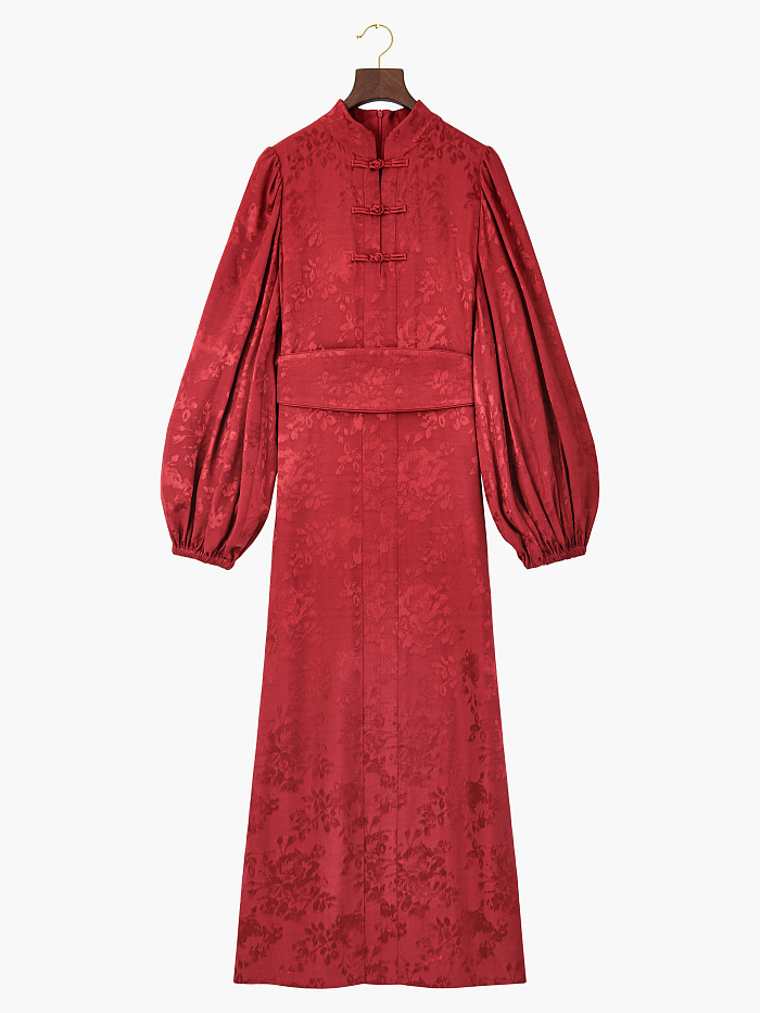 картинка Платье из жаккарда от бренда Оксаны Лаврентьевой OLOLOL