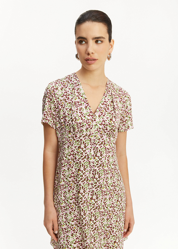 картинка Платье из шелка от бренда Оксаны Лаврентьевой OLOLOL