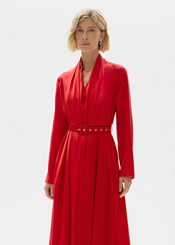 картинка Платье из шелка от бренда Оксаны Лаврентьевой OLOLOL