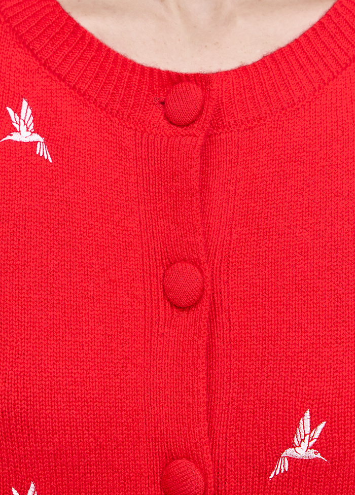 картинка Кардиган вязаный из кашемира от бренда Оксаны Лаврентьевой OLOLOL