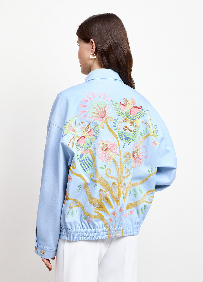 картинка Бомбер из хлопка от бренда Оксаны Лаврентьевой OLOLOL