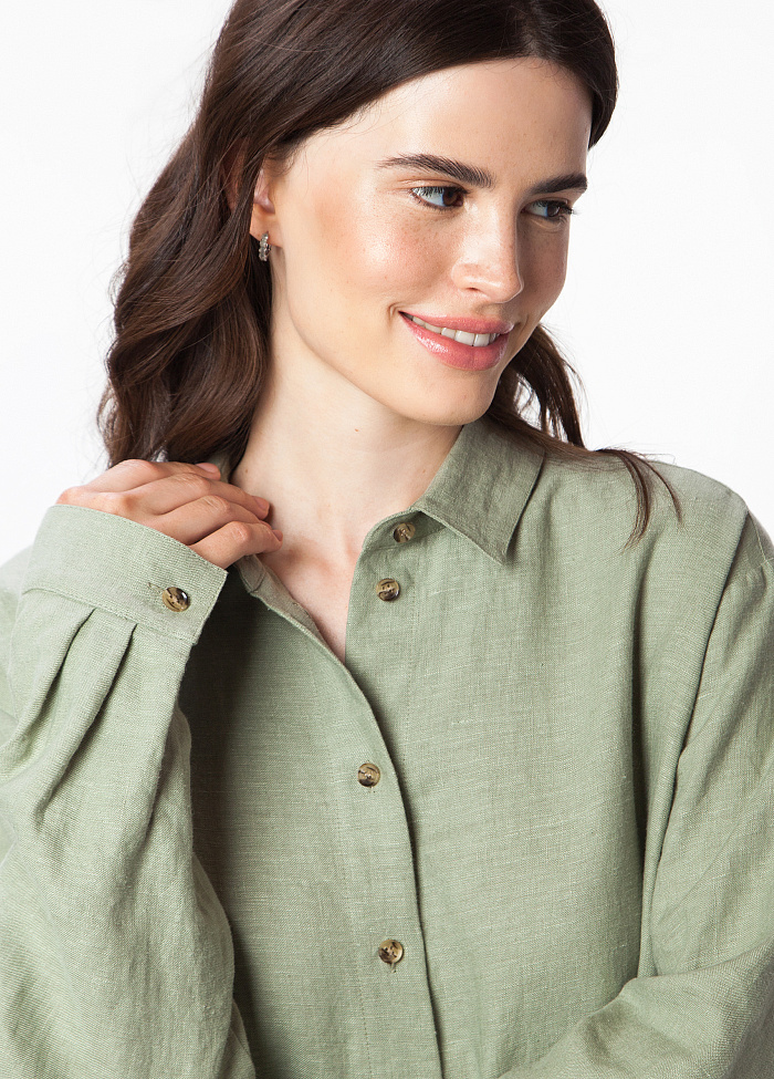 картинка Рубашка льняная от бренда Оксаны Лаврентьевой OLOLOL