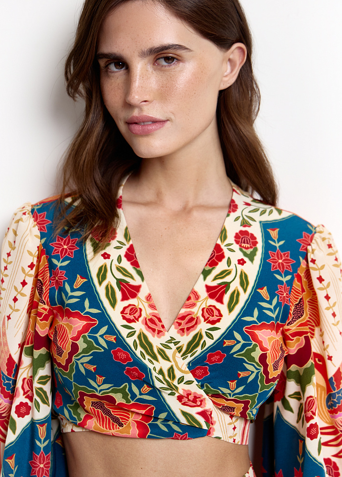 картинка Блузка из шелка от бренда Оксаны Лаврентьевой OLOLOL