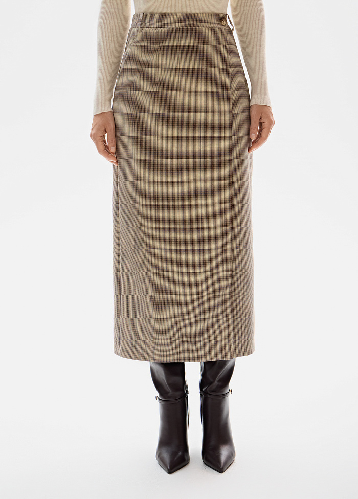 картинка Юбка из шерсти от бренда Оксаны Лаврентьевой OLOLOL