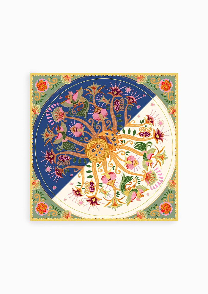 картинка Платок шёлковый от бренда Оксаны Лаврентьевой OLOLOL