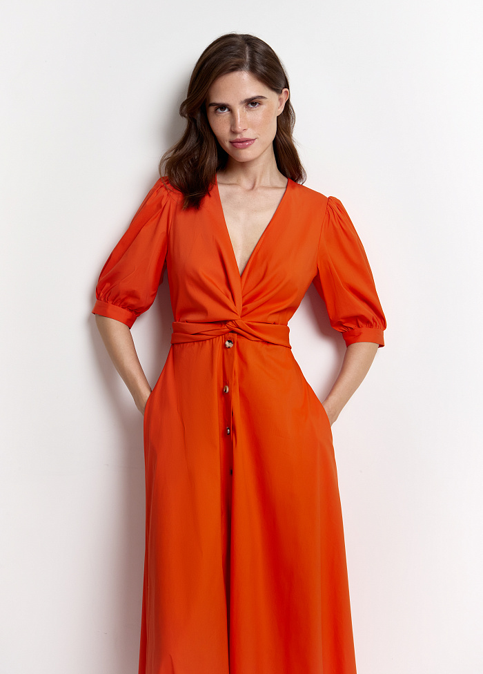 картинка Платье из хлопка от бренда Оксаны Лаврентьевой OLOLOL