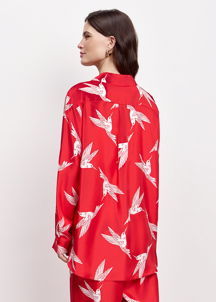 картинка Блузка из шелка от бренда Оксаны Лаврентьевой OLOLOL