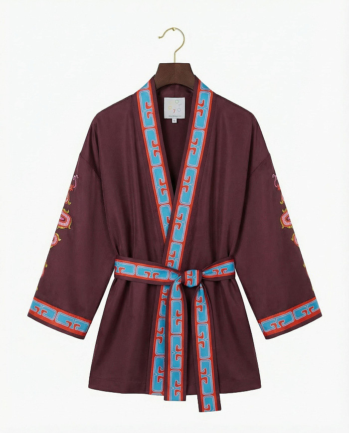 картинка Жакет-кимоно из шелка от бренда Оксаны Лаврентьевой OLOLOL