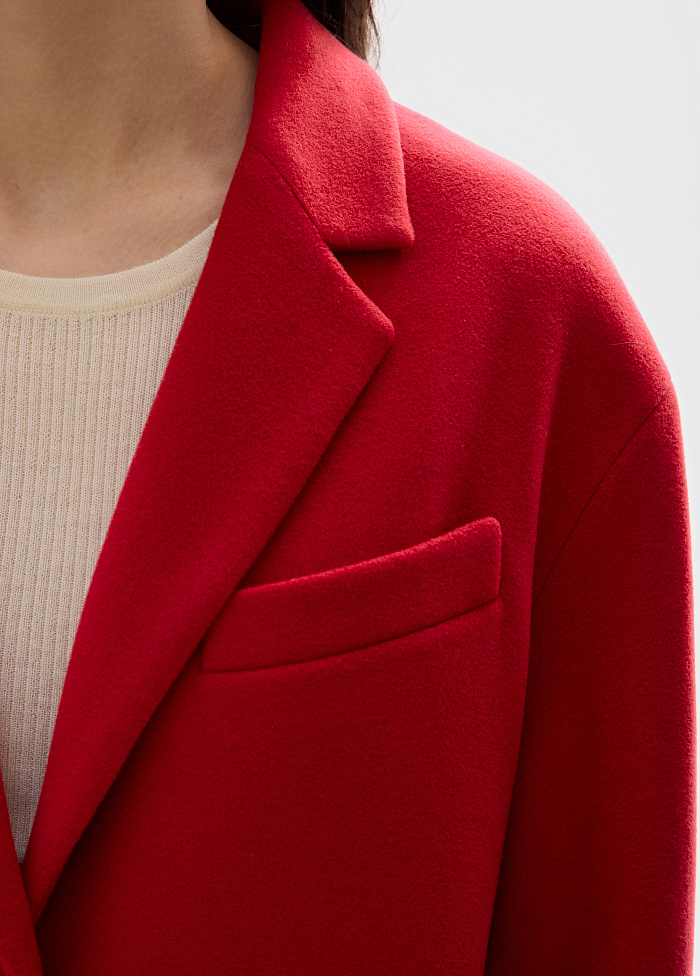 картинка Пальто из шерсти и кашемира от бренда Оксаны Лаврентьевой OLOLOL