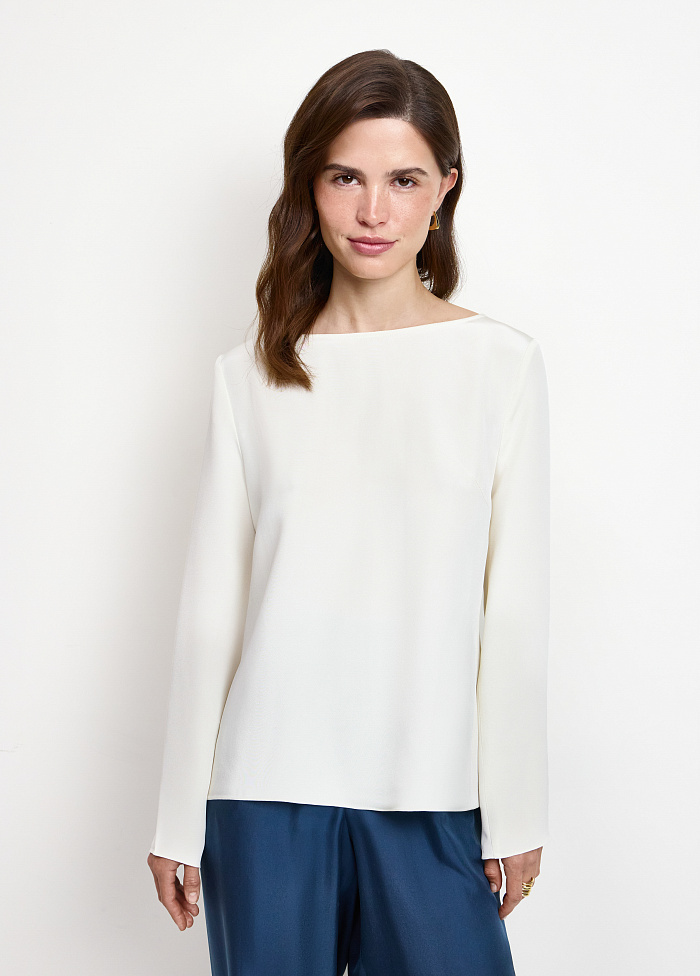 картинка Блузка из шелка от бренда Оксаны Лаврентьевой OLOLOL