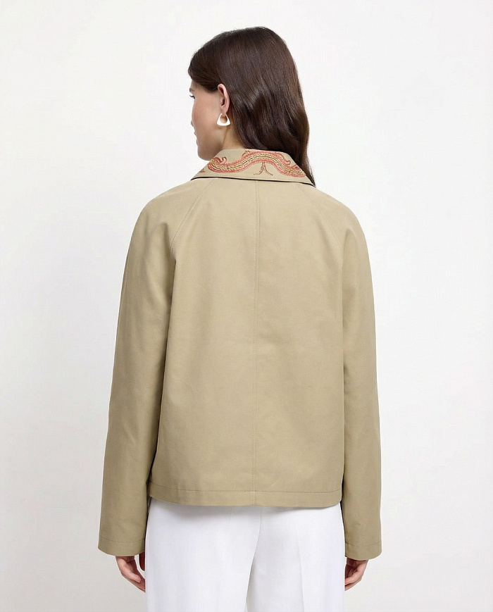 картинка Куртка из хлопка от бренда Оксаны Лаврентьевой OLOLOL