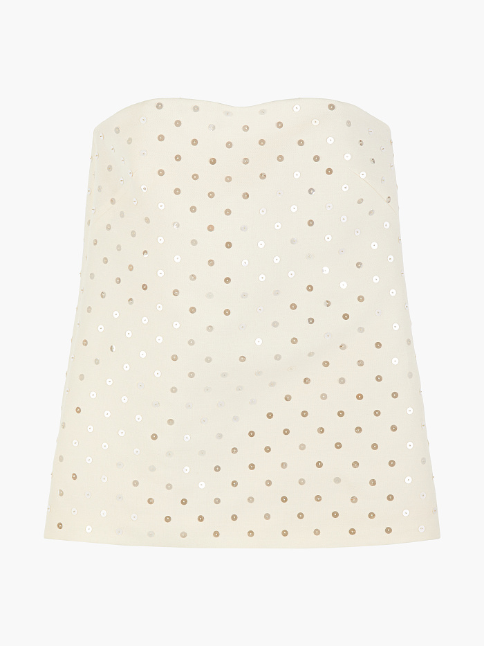 картинка Топ расшитый бисером от бренда Оксаны Лаврентьевой OLOLOL