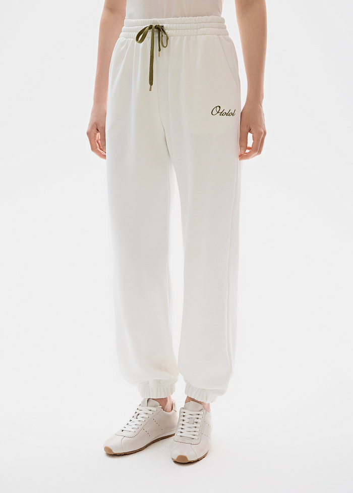 картинка Брюки трикотажные удлинённые от бренда Оксаны Лаврентьевой OLOLOL