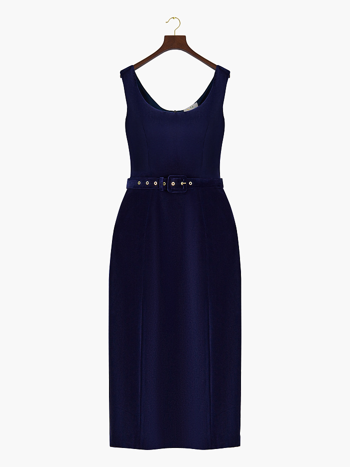 картинка Платье из бархата от бренда Оксаны Лаврентьевой OLOLOL