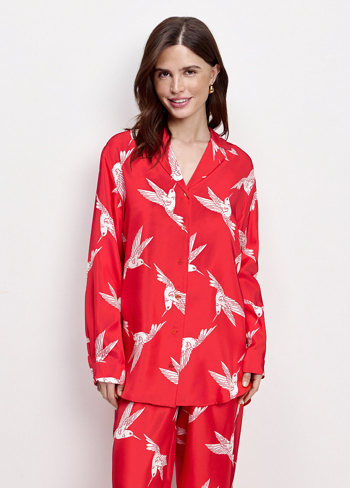 картинка Блузка из шелка от бренда Оксаны Лаврентьевой OLOLOL