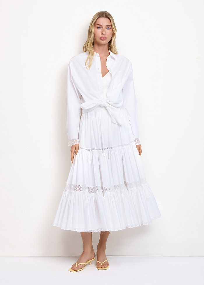 картинка Юбка из хлопка от бренда Оксаны Лаврентьевой OLOLOL