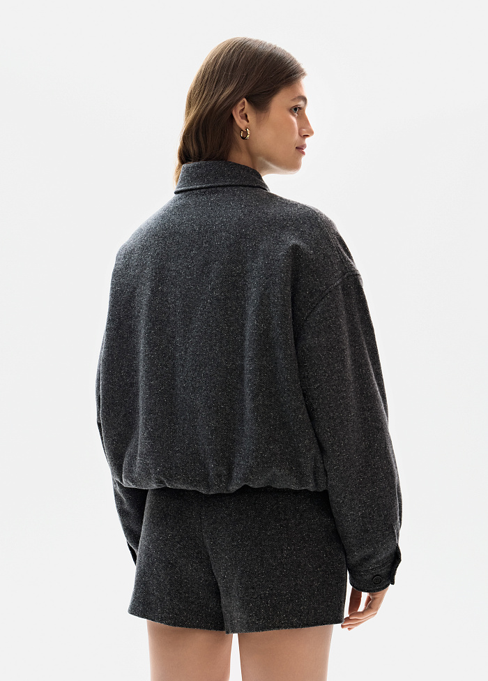 картинка Куртка из шерсти от бренда Оксаны Лаврентьевой OLOLOL