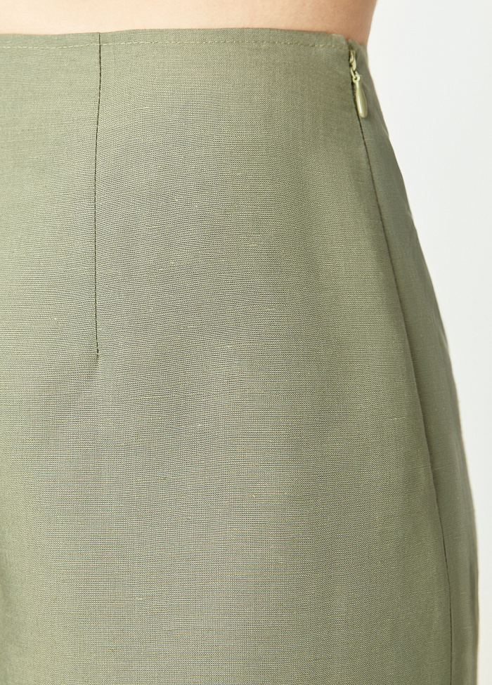 картинка Брюки из льна и лиоцелла от бренда Оксаны Лаврентьевой OLOLOL