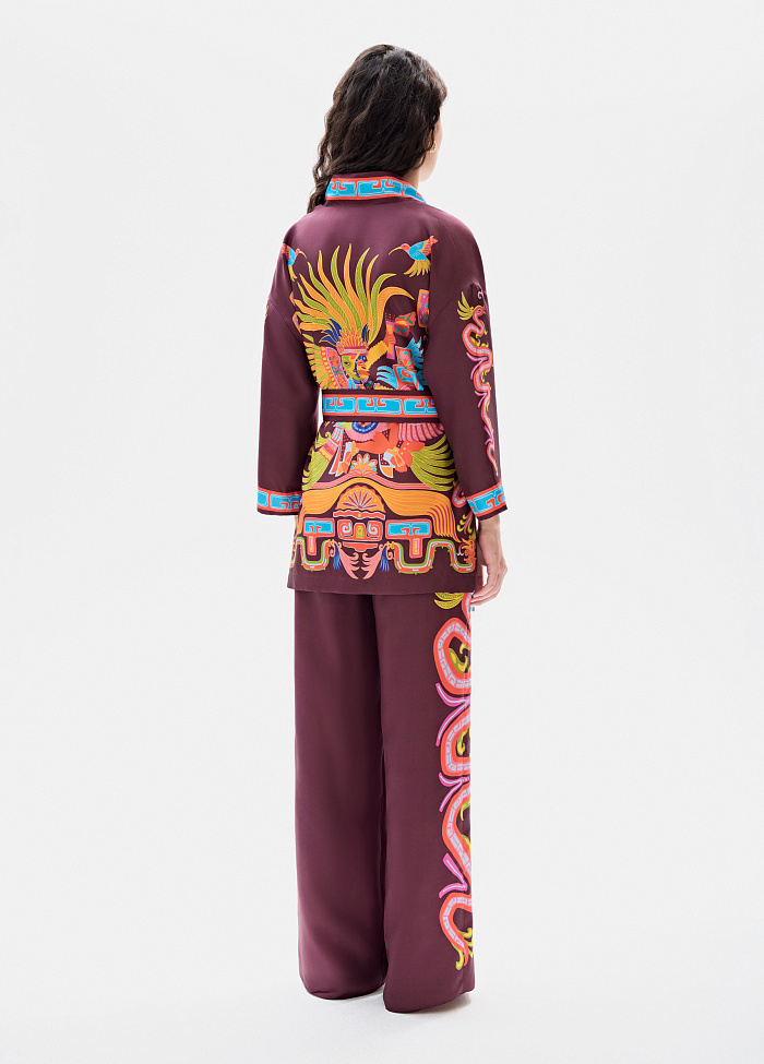 картинка Брюки из шелка от бренда Оксаны Лаврентьевой OLOLOL