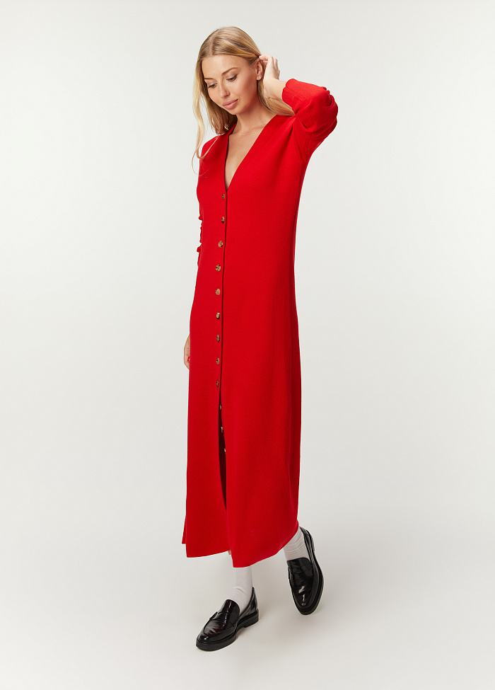 картинка Платье вязаное из шерсти от бренда Оксаны Лаврентьевой OLOLOL