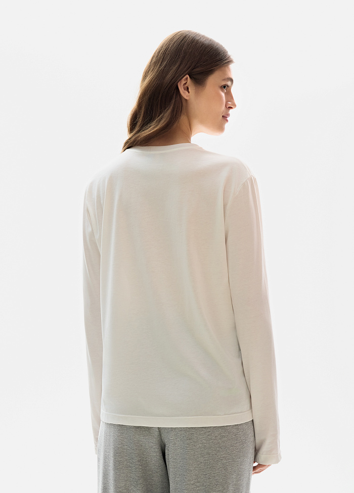 картинка Лонгслив из лиоцелла от бренда Оксаны Лаврентьевой OLOLOL