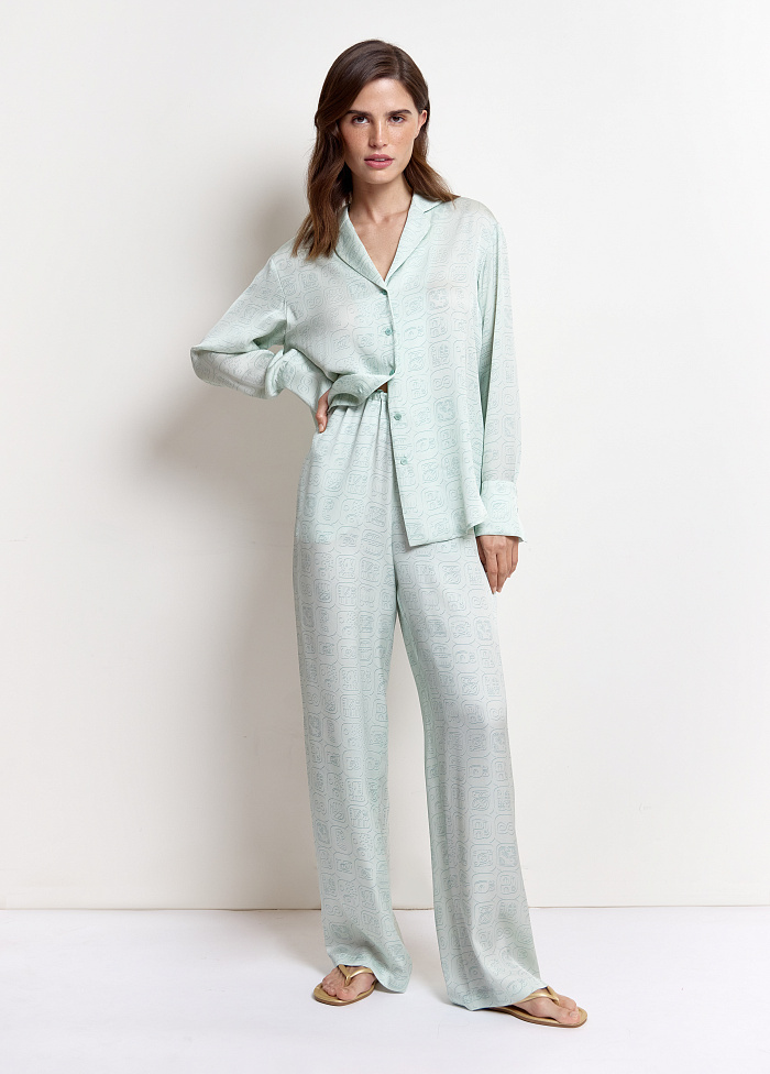 картинка Брюки из шелка от бренда Оксаны Лаврентьевой OLOLOL