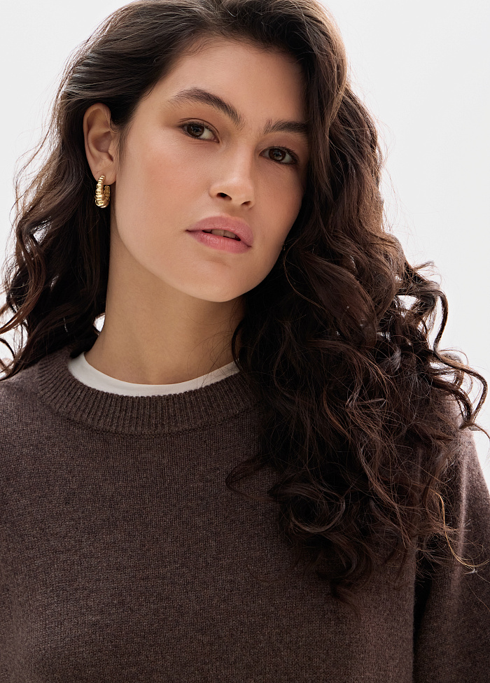 картинка Свитер вязаный из кашемира от бренда Оксаны Лаврентьевой OLOLOL