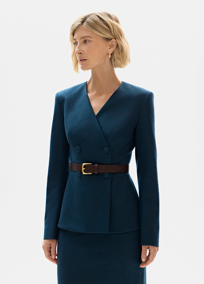 картинка Жакет из шерсти от бренда Оксаны Лаврентьевой OLOLOL