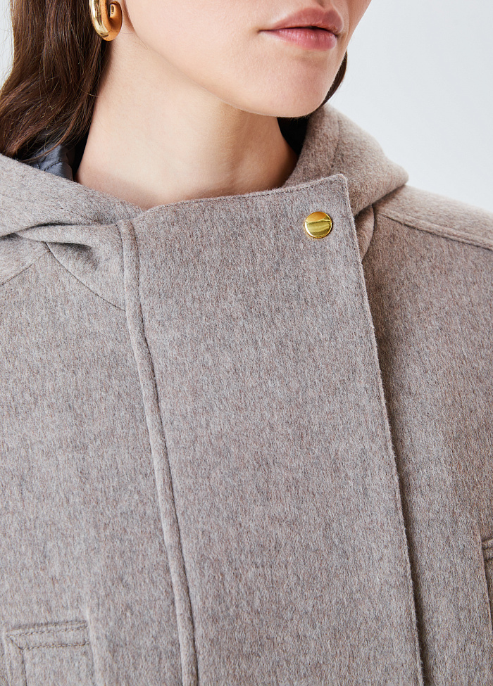 картинка Куртка из итальянской шерсти и кашемира от бренда Оксаны Лаврентьевой OLOLOL