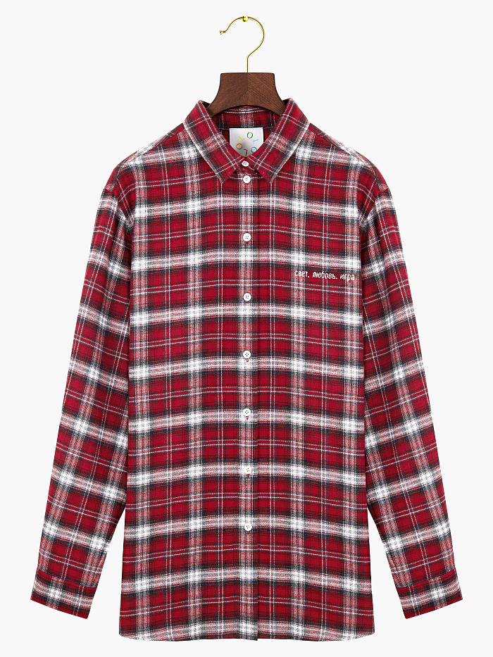 картинка Рубашка из вискозы от бренда Оксаны Лаврентьевой OLOLOL