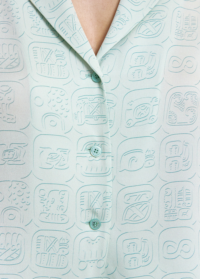 картинка Блузка из шелка от бренда Оксаны Лаврентьевой OLOLOL