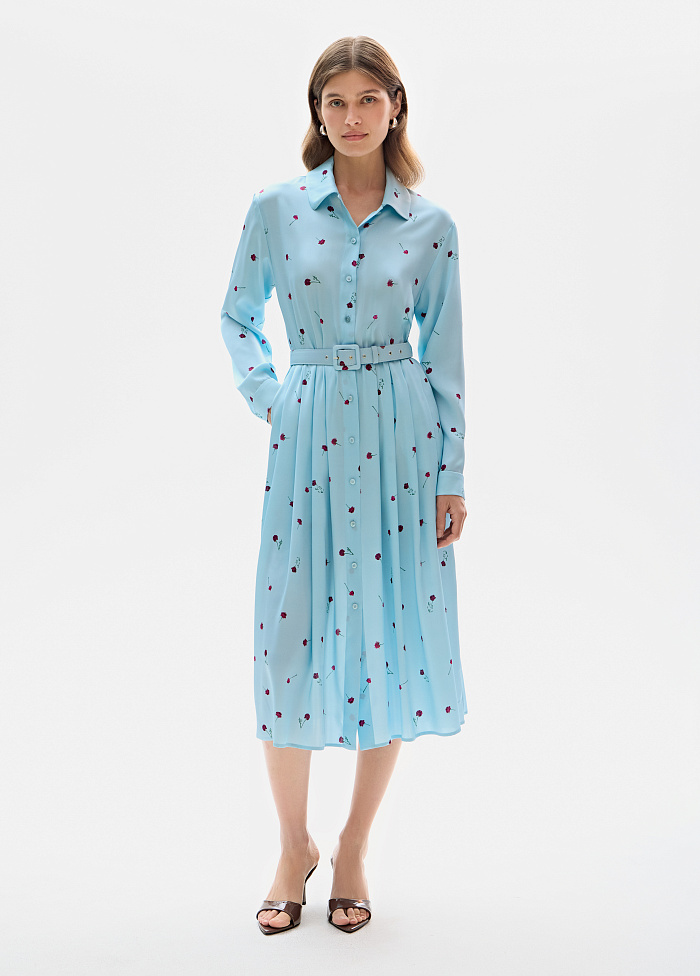 картинка Платье из шелка от бренда Оксаны Лаврентьевой OLOLOL