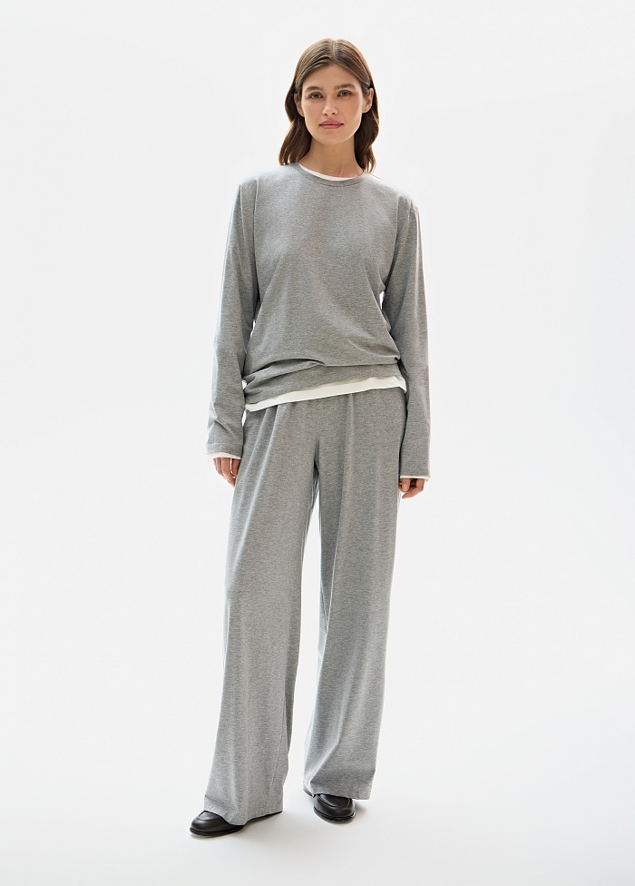 картинка Лонгслив из хлопка от бренда Оксаны Лаврентьевой OLOLOL