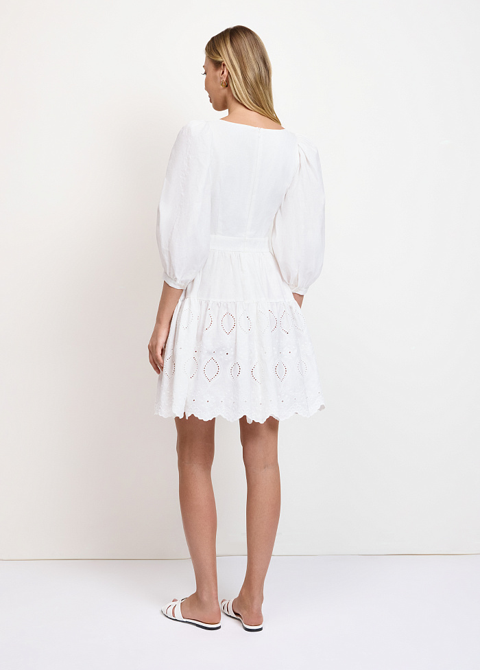 картинка Платье из хлопка и льна от бренда Оксаны Лаврентьевой OLOLOL