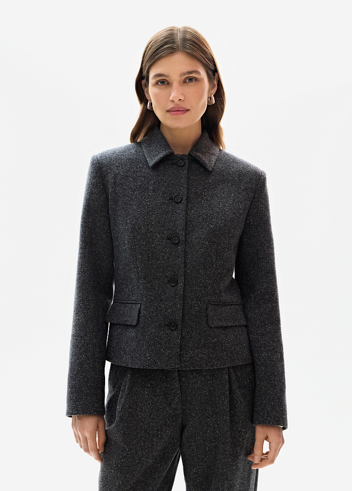 картинка Жакет из шерсти от бренда Оксаны Лаврентьевой OLOLOL