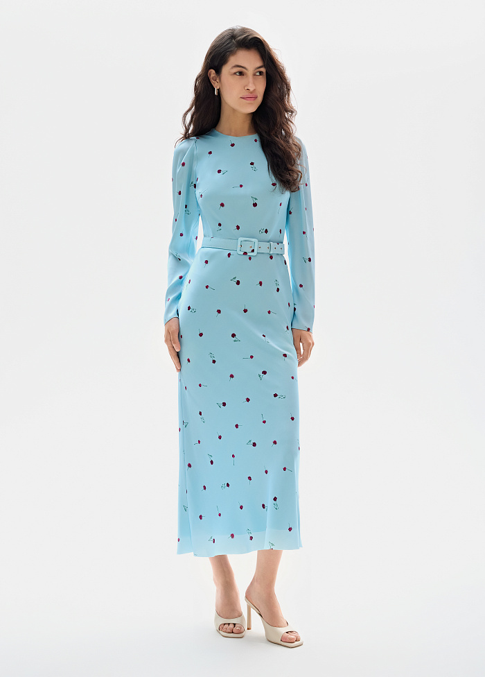 картинка Платье из шелка от бренда Оксаны Лаврентьевой OLOLOL