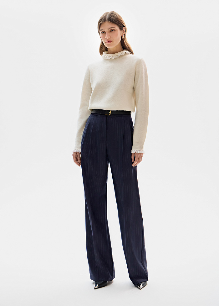 картинка Свитер вязаный из шерсти от бренда Оксаны Лаврентьевой OLOLOL