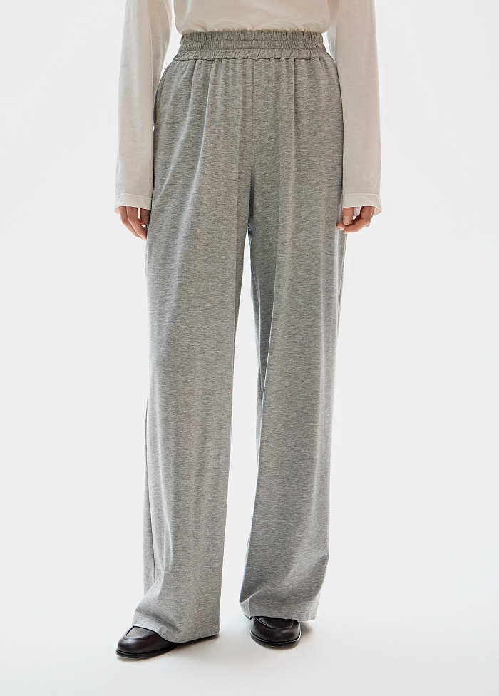 картинка Брюки трикотажные из хлопка от бренда Оксаны Лаврентьевой OLOLOL