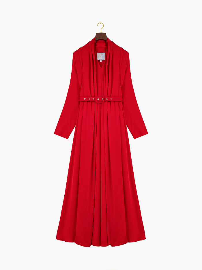 картинка Платье из шелка от бренда Оксаны Лаврентьевой OLOLOL