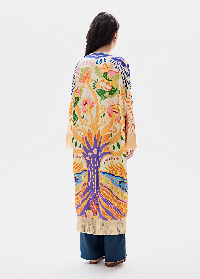 картинка Кимоно из шелка от бренда Оксаны Лаврентьевой OLOLOL