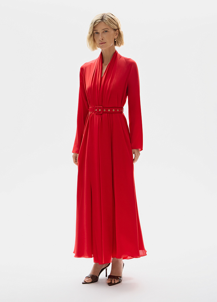 картинка Платье из шелка от бренда Оксаны Лаврентьевой OLOLOL