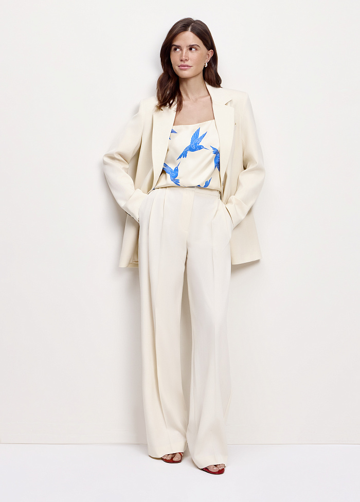 картинка Топ из шелка от бренда Оксаны Лаврентьевой OLOLOL