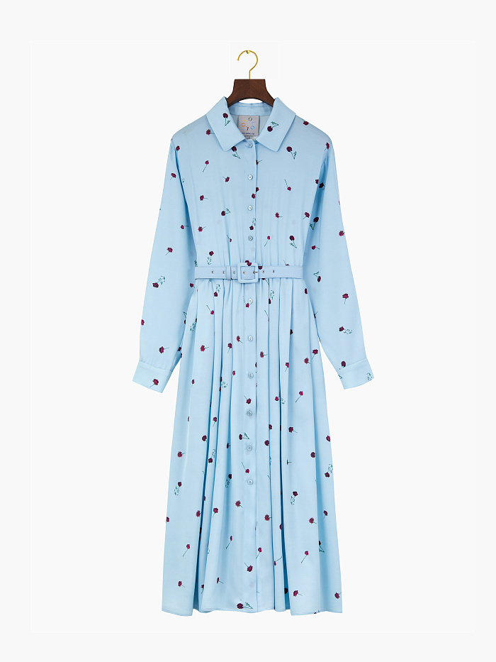 картинка Платье из шелка от бренда Оксаны Лаврентьевой OLOLOL