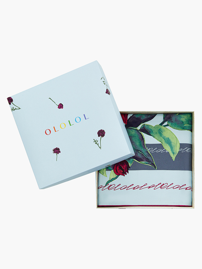 картинка Платок из шелка от бренда Оксаны Лаврентьевой OLOLOL