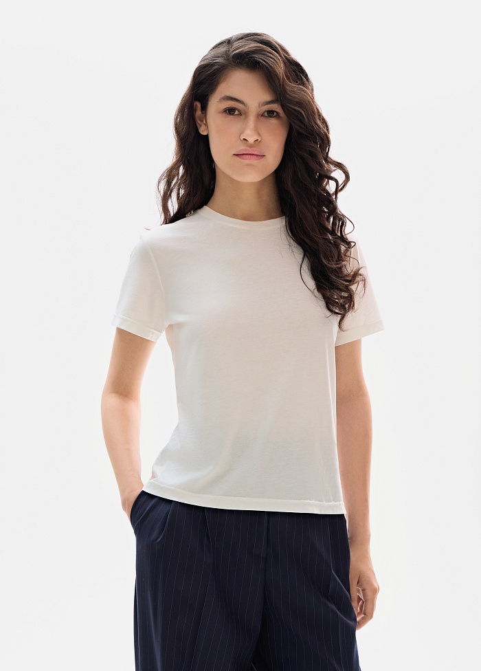 картинка Футболка из лиоцелла от бренда Оксаны Лаврентьевой OLOLOL