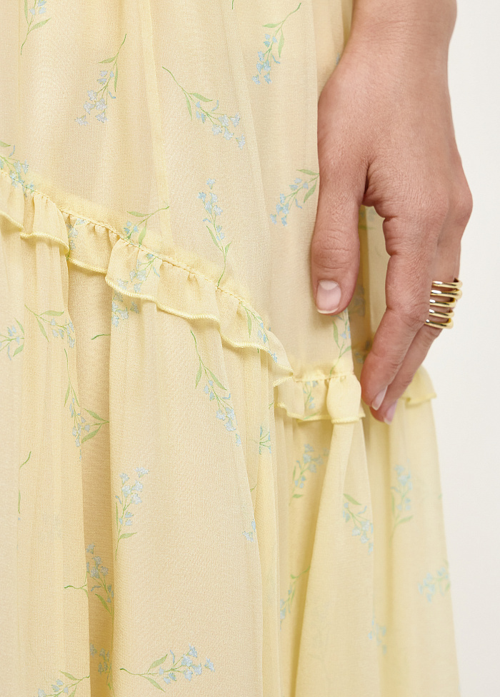 картинка Юбка из шелка от бренда Оксаны Лаврентьевой OLOLOL