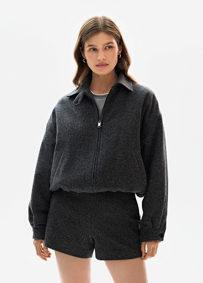 картинка Куртка из шерсти от бренда Оксаны Лаврентьевой OLOLOL