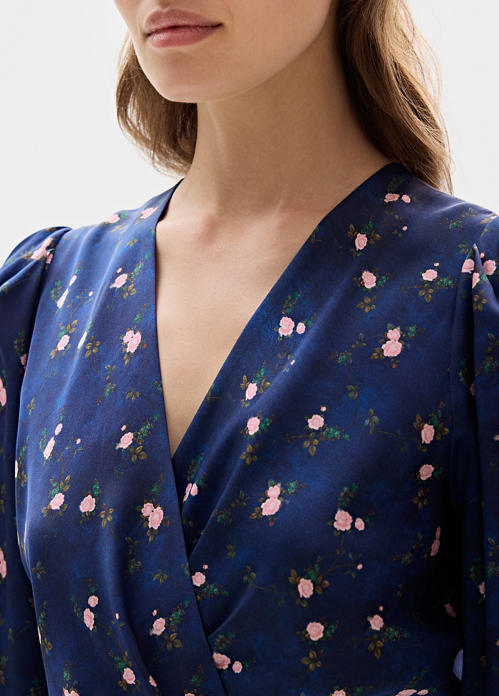 картинка Платье из шелка от бренда Оксаны Лаврентьевой OLOLOL